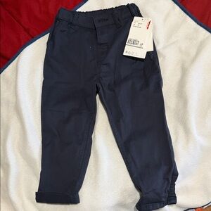 H&M Navy Kids Pull-On Chinos